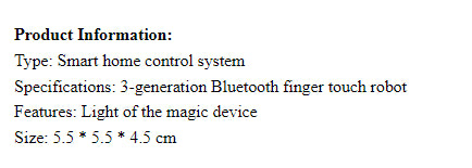 Smart Button Assistant Bluetooth Robot I-deal store